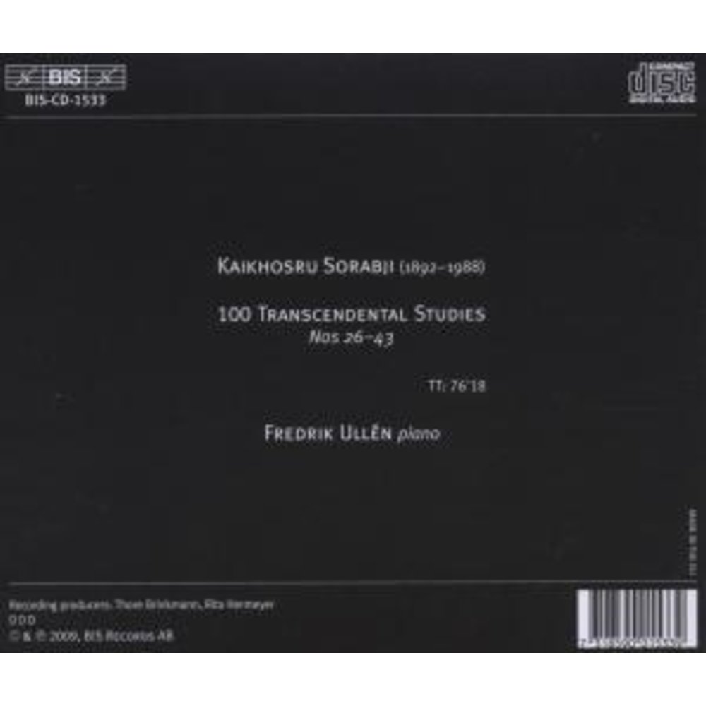 BIS Sorabji - Studies 2