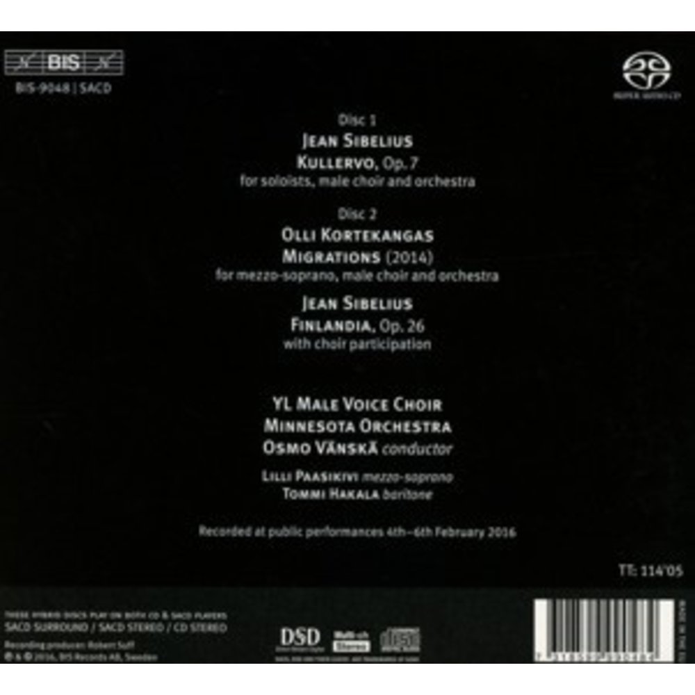 BIS Kullervo / Migrations / Finlandia