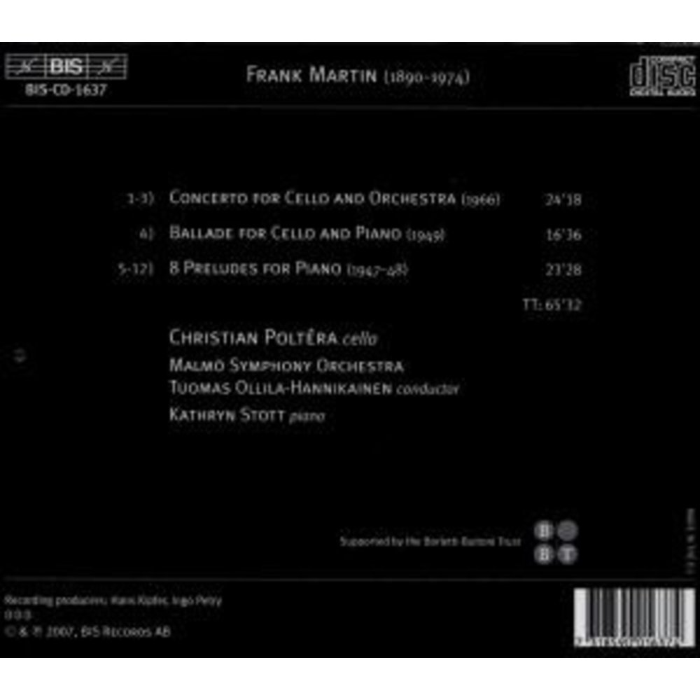 BIS Swiss Cello 3 - Martin