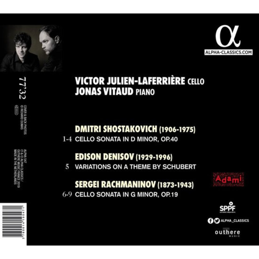 ALPHA Sonatas For Cello And Piano