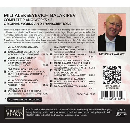 Grand Piano Balakirev: Piano Music . 5