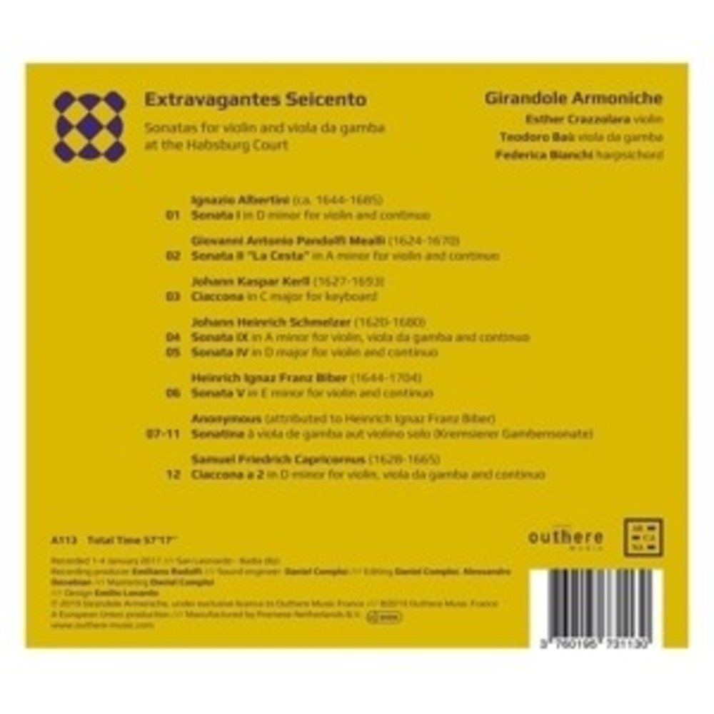 Extravagantes Seicento - Sonatas Fo