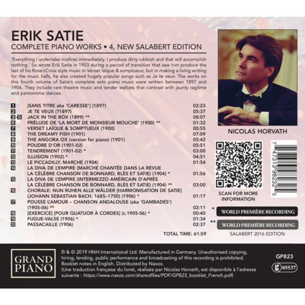 Grand Piano Complete Piano Works . 4 New Salabert Edition