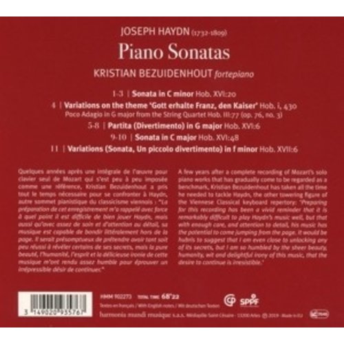 Harmonia Mundi Haydn Piano Sonatas