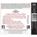 Naxos Complete Works For Voice And Piano