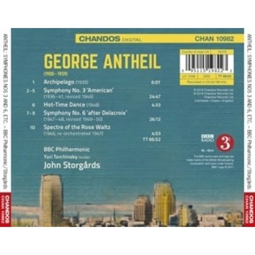 CHANDOS Antheil Orchestral Works Vol. 2