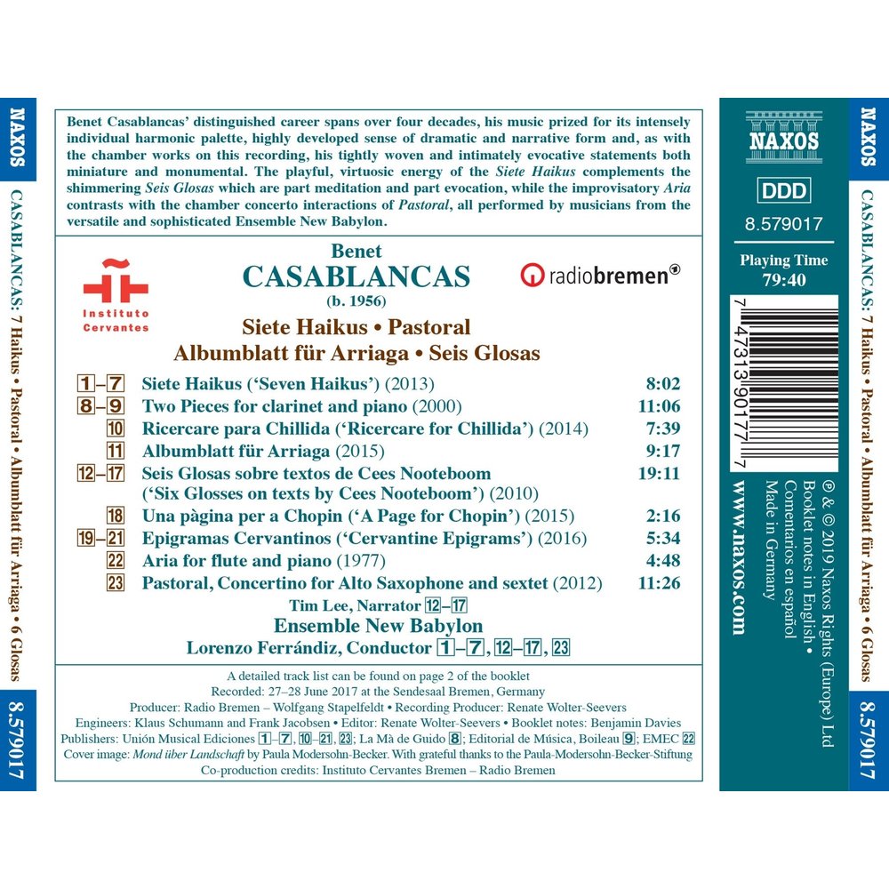 Naxos Siete Haikus - Pastoral