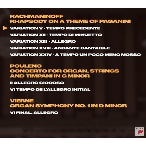 Sony Classical Rachmaninoff: Rhapsody On A Theme Of Paganini/Poul