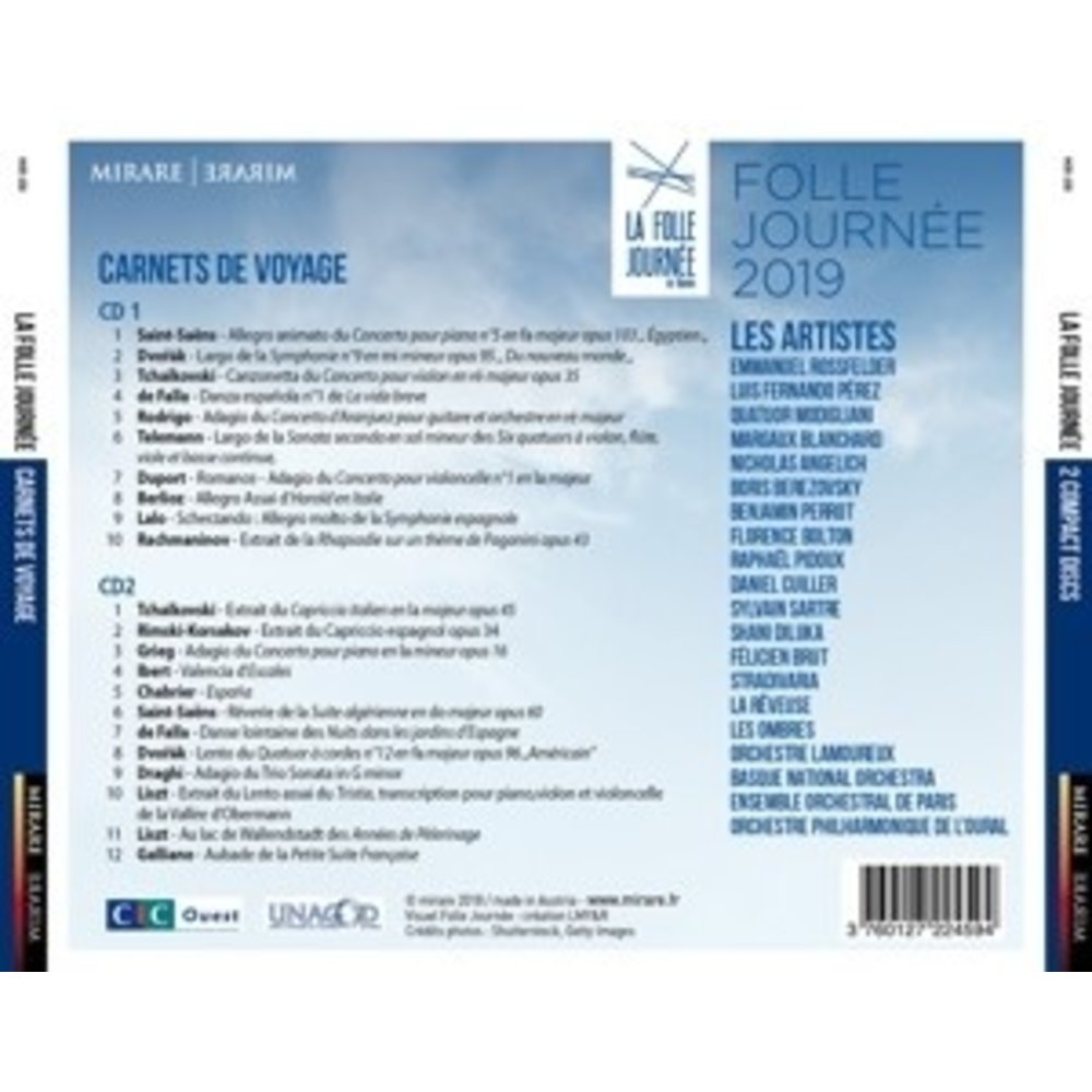 Mirare Carnets De Voyage La Folle Journee