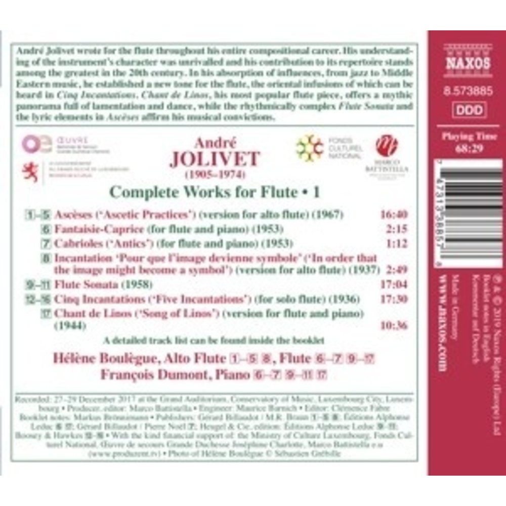 Naxos Complete Works For Flute, Vol. 1