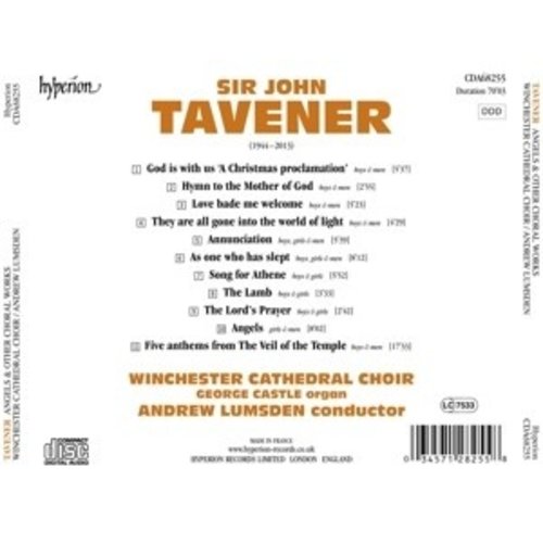 Hyperion Tavener: Angels & Other Choral Works
