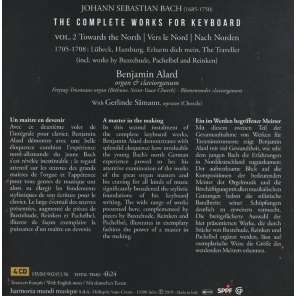 Harmonia Mundi Bach: Complete Keyboard Edition V. 2