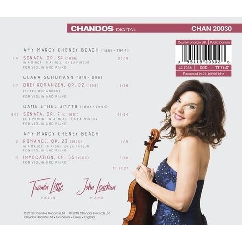 CHANDOS Tasmin Little Plays Clara Schumann