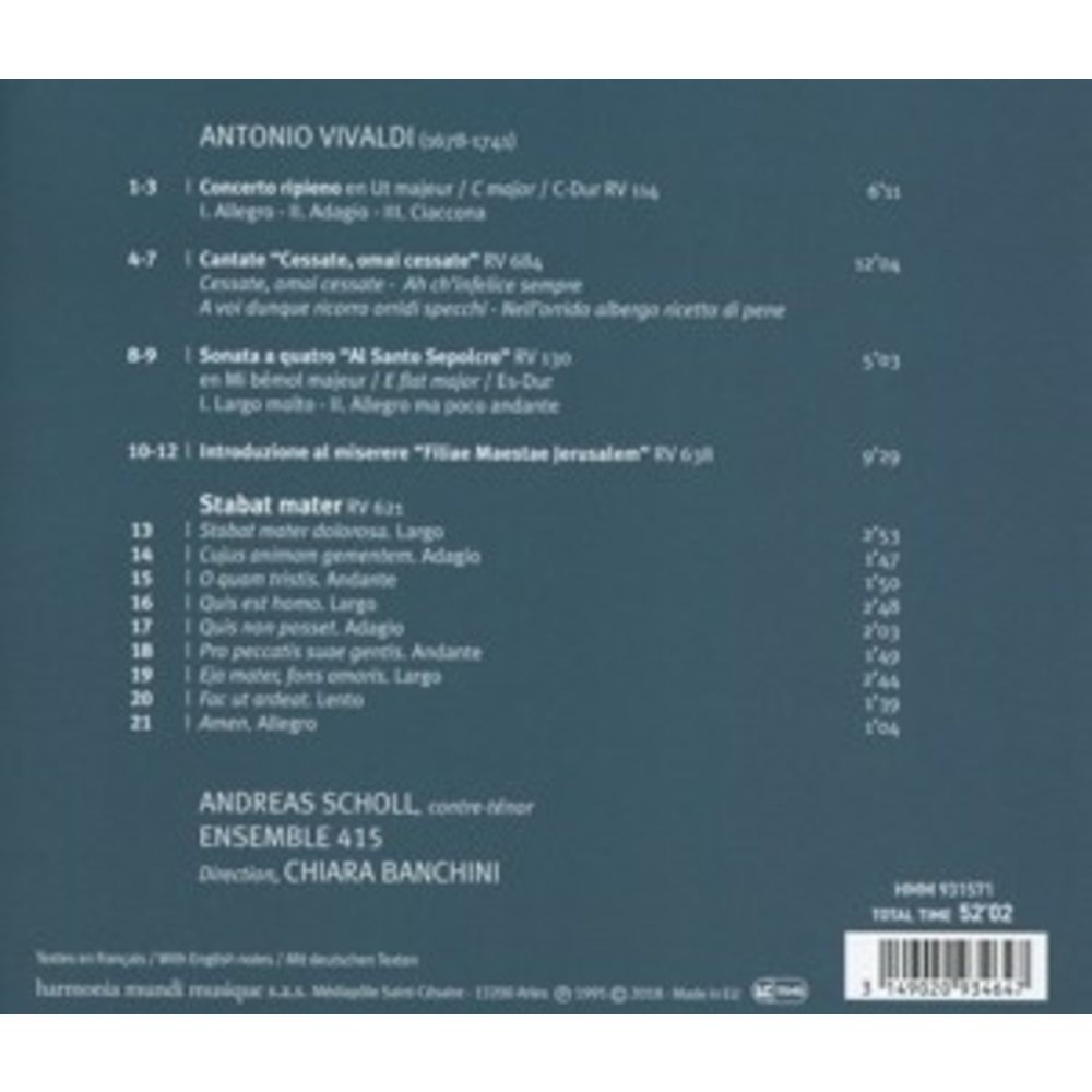 Harmonia Mundi Stabat Mater