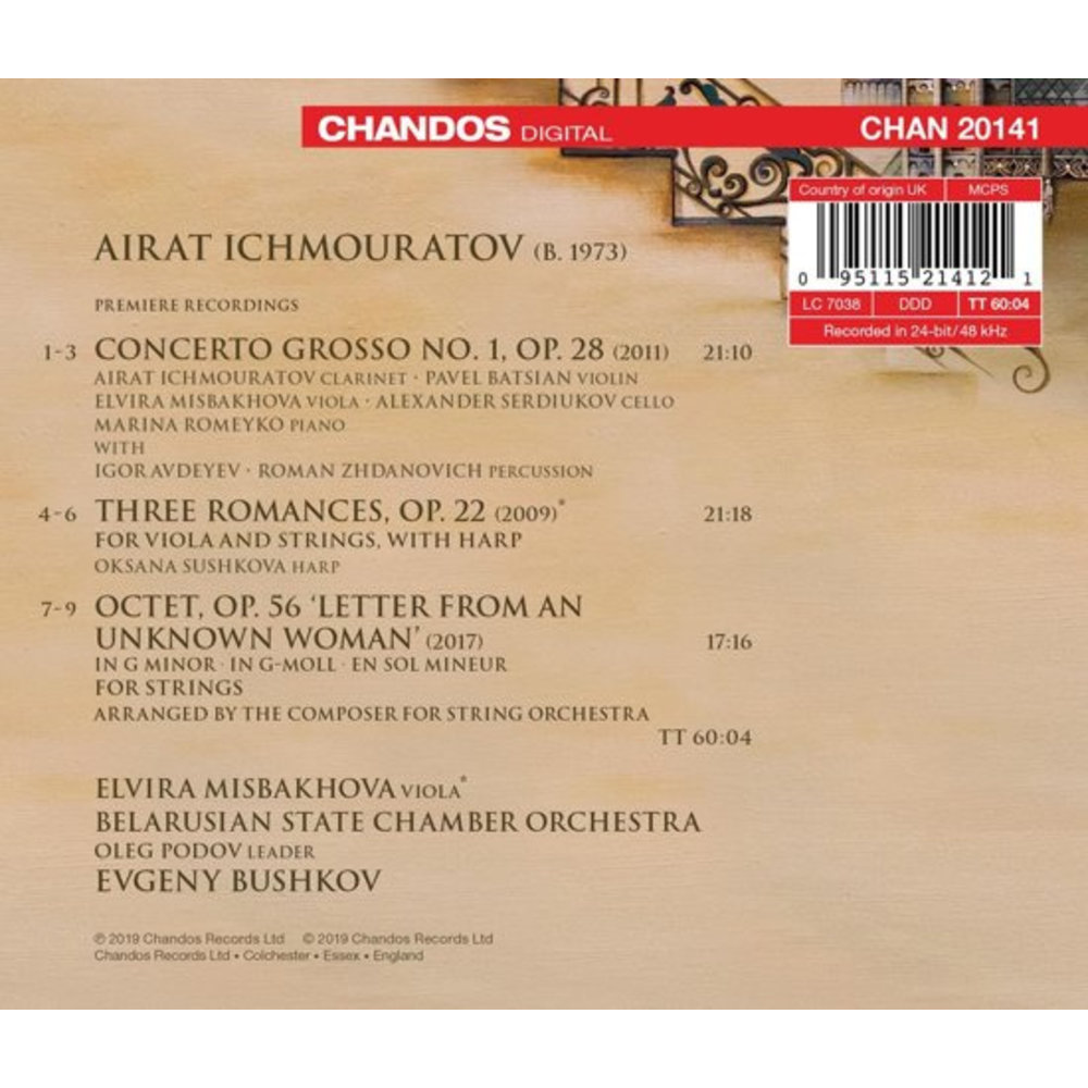 CHANDOS Ichmouratov Letter From An Unknown