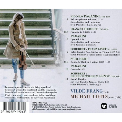 Erato/Warner Classics Paganini Schubert