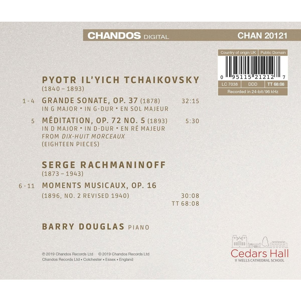 CHANDOS Tchaikovsky Plus One Vol.2