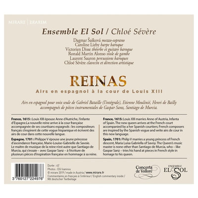 Reinas  Airs En Espagnol A La Cour