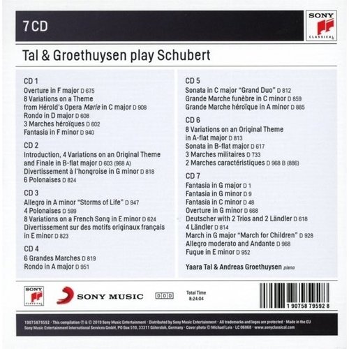 Sony Classical Play Schubert - Complete Piano Music