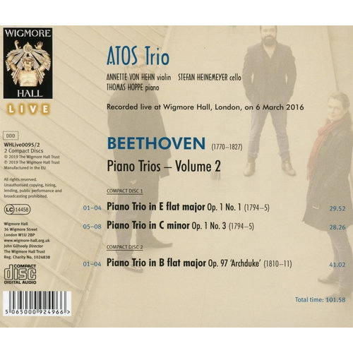 Beethoven Piano Trios Volume 2 - Wi