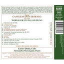 Naxos Castelnuovo-Tedesco: Works For Cello And Piano Naxos Castelnuovo-Tedesco: Works For Cello And Piano