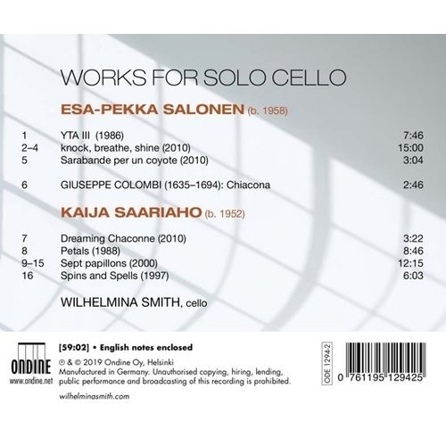 Ondine Salonen, Saariaho: Works For Solo Cello