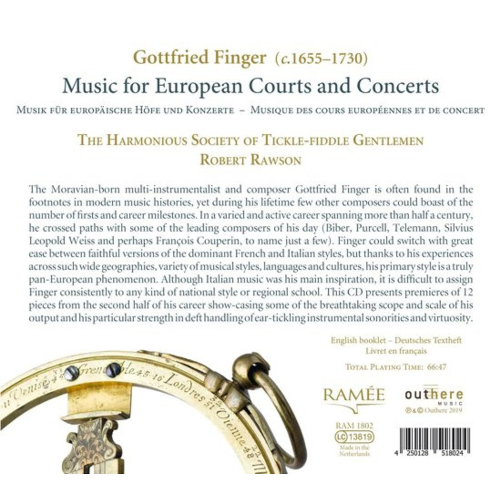 Ramée Music For European Courts And Concerts