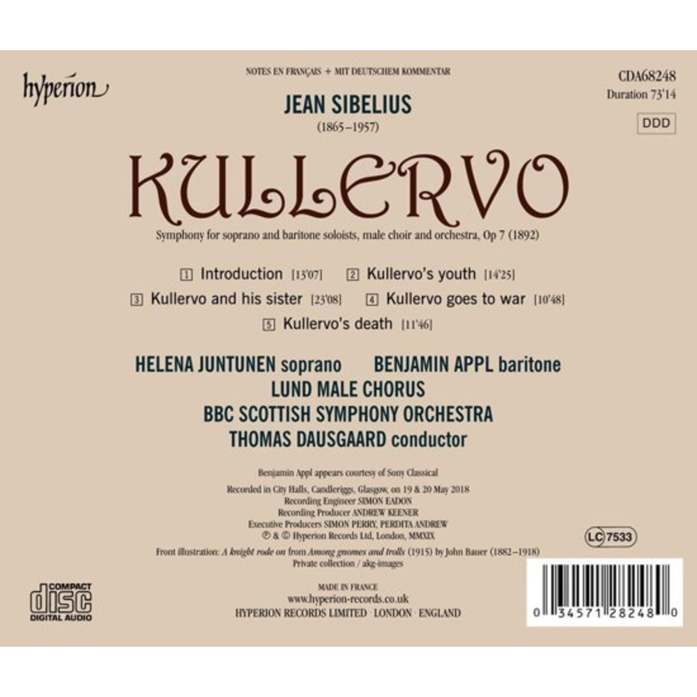 Hyperion Sibelius: Kullervo