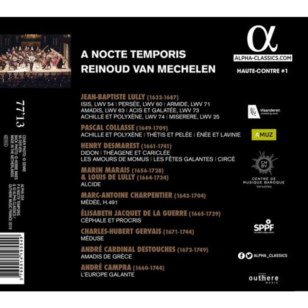 ALPHA Dumesny, Haute-Contre De Lully