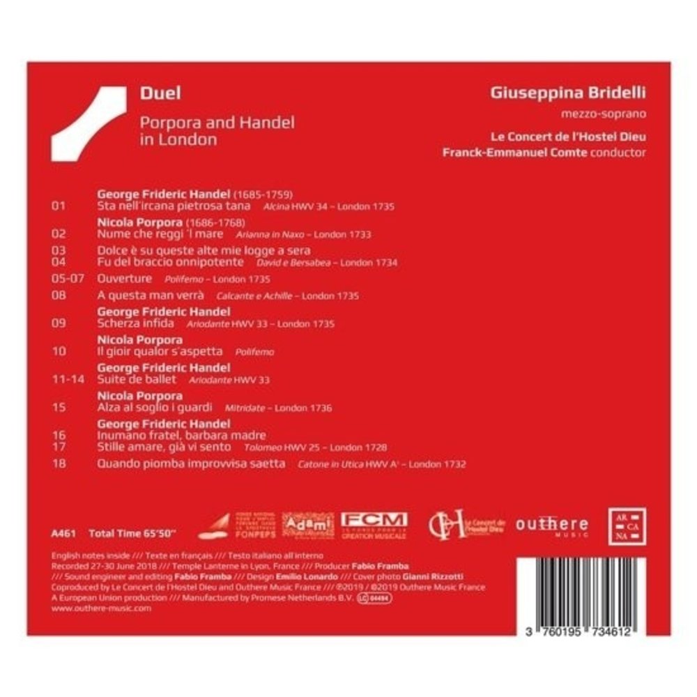 Duel: Porpora And Handel In London