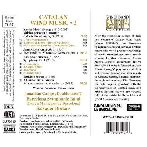 Naxos Catalan Wind Music, Vol. 2