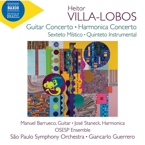 Naxos VILLA-LOBOS: Guitar Concerto - Harmonica Concerto