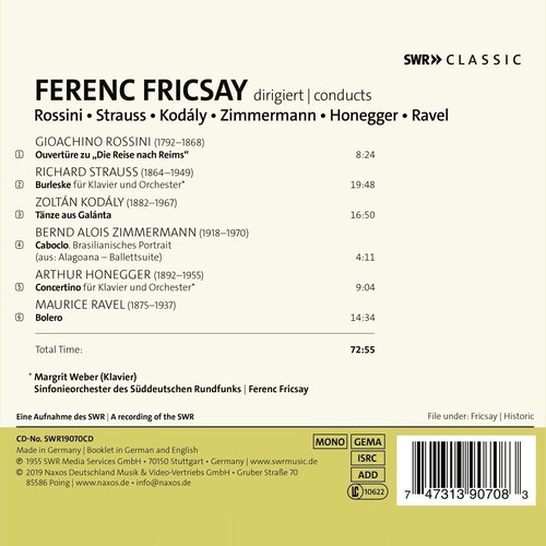 Ferenc Fricsay Conducts