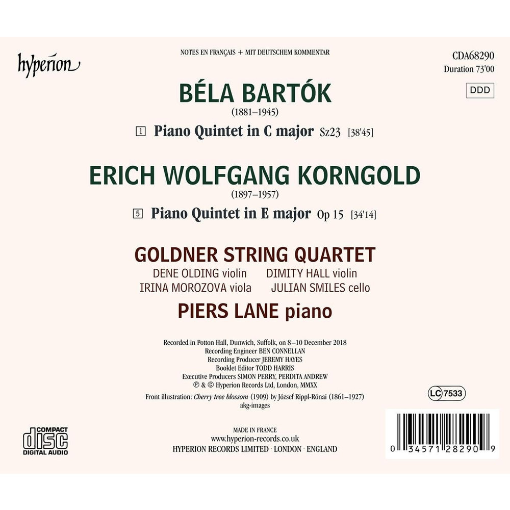 Hyperion Piano Quintets