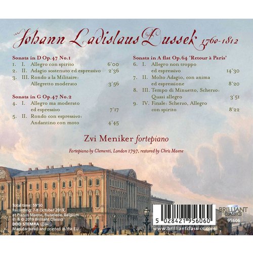 Brilliant Classics Dussek: Complete Piano Sonatas Vol.7 Op.47 & 64