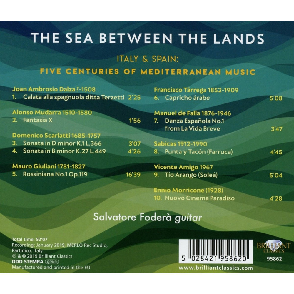 Brilliant Classics The Sea Between The Lands