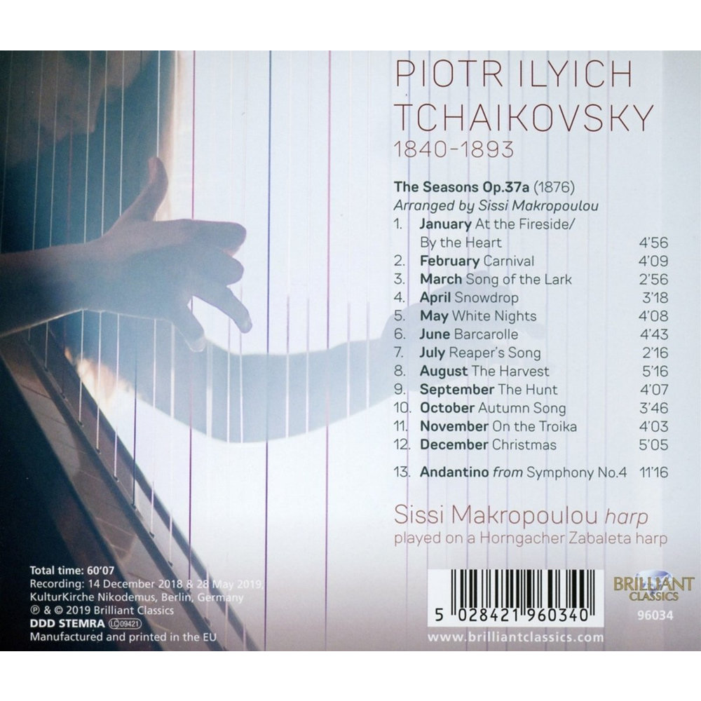 Brilliant Classics Tchaikovsky: The Seasons