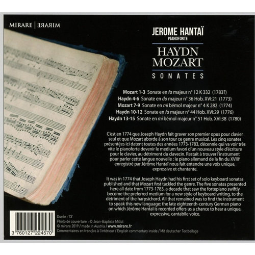 Mirare Haydn, Mozart: Sonates