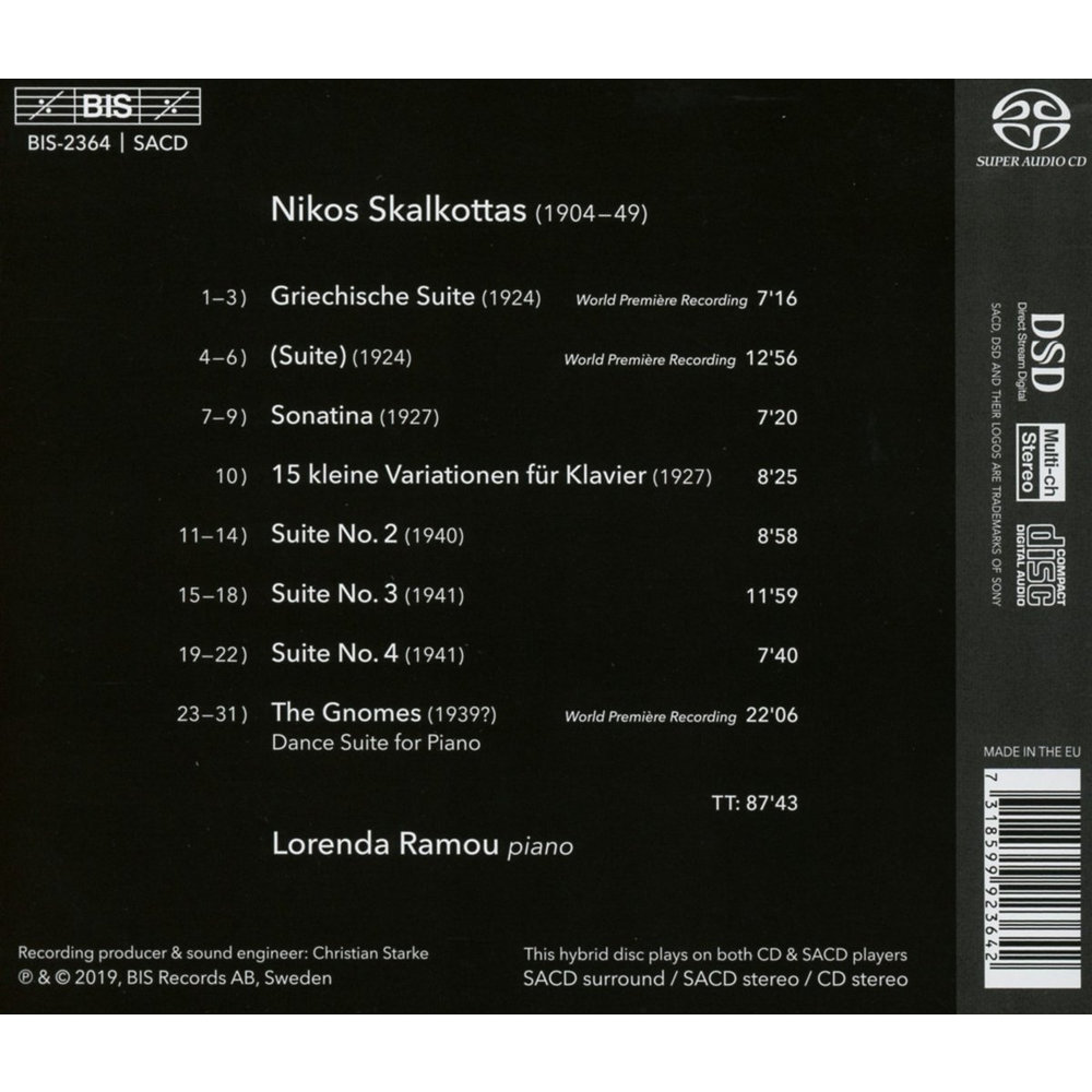 BIS Skalkottas: From Berlin To Athens