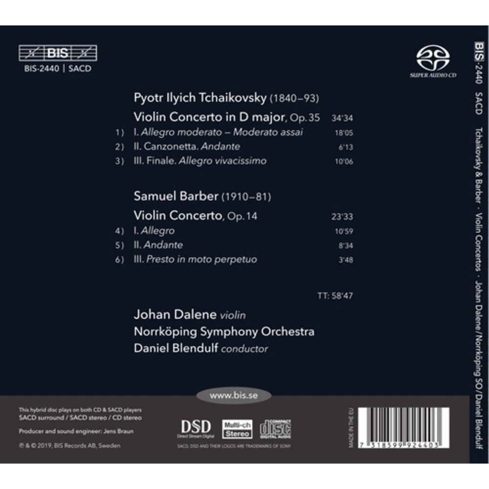 BIS Violin Concertos