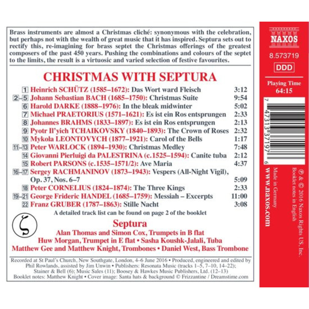 Naxos Christmas With Septura