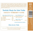 Naxos TURKISH MUSIC FOR SOLO VIOLIN