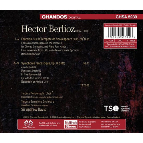 CHANDOS Berlioz Symphonie Fantastique / Fan
