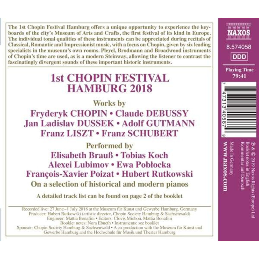 Naxos First Chopin Festival Hamburg 2018