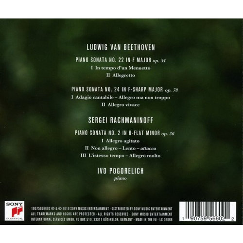 Sony Classical Beethoven/Rachmaninoff Piano Sonatas