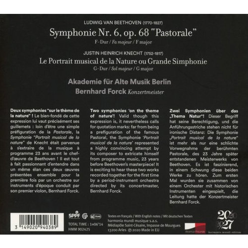 Harmonia Mundi Beethoven: Symphony No. 6 Pastoral