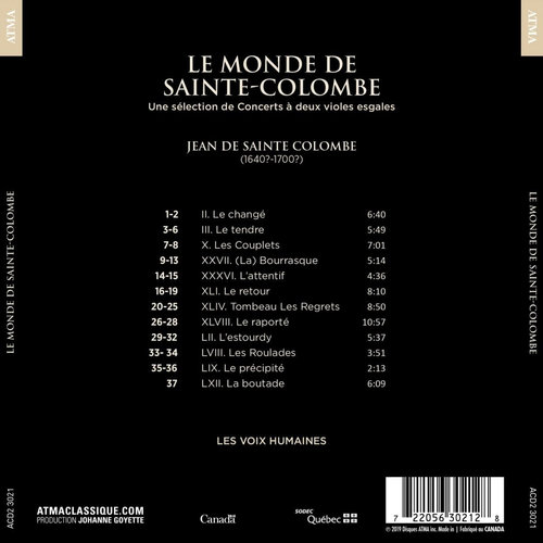 Le Monde De Sainte-Colombe