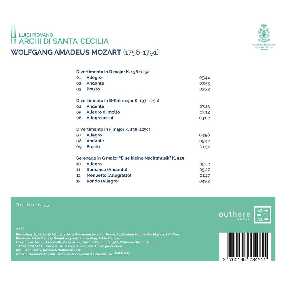 Mozart: Divertimenti & Eine Kleine Nachtmusik