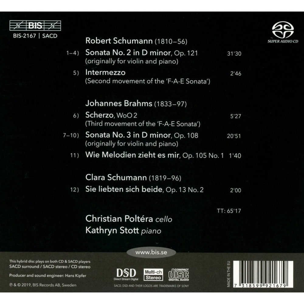 BIS Sonatas And Songs