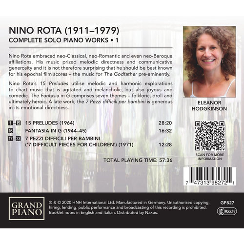 Grand Piano ROTA: Complete Solo Piano Works - 1